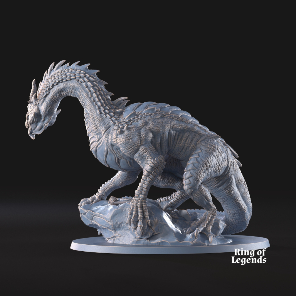 Mountain dragon with Eggs